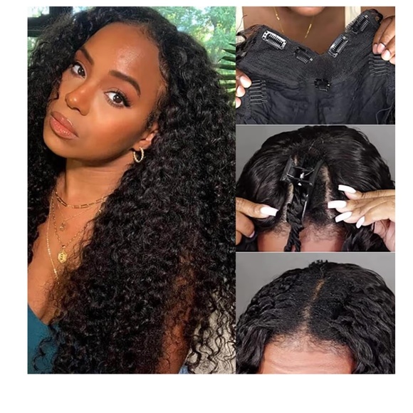 Vshow Deep Wave V Part Wig Human Hair, - Picture 6 of 6